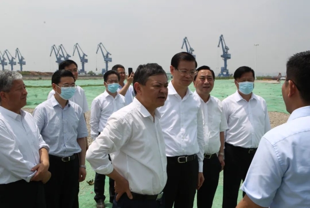 生态环境部部长黄润秋赴江苏省调研