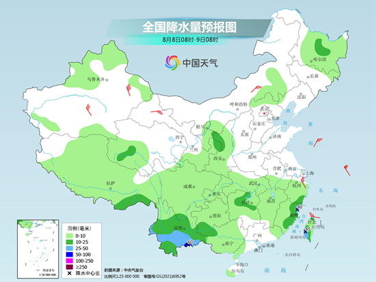 广西云南等局地雨势猛烈 南方多地桑拿天持续在线