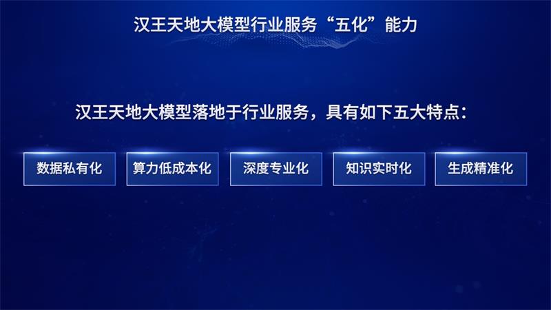 开启大模型普惠时代 汉王天地大模型五化能力引领行业趋势